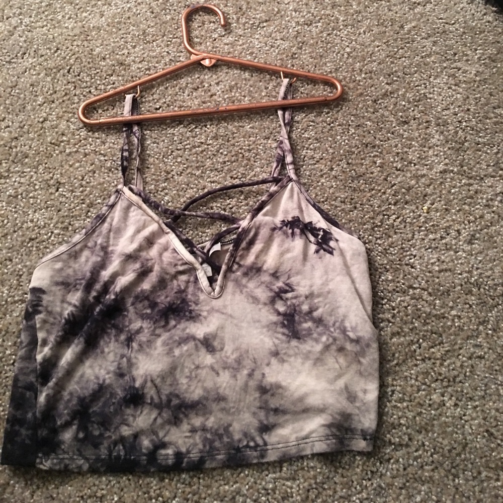 Bleach dyed crop top!! Never worn!!